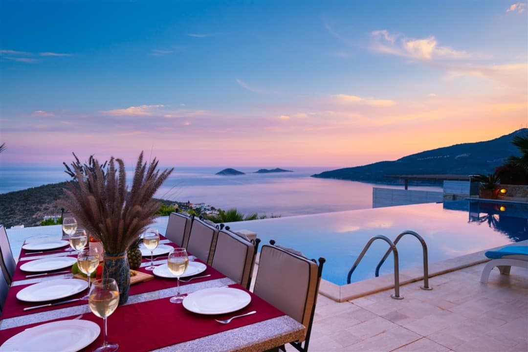 Villa Kayra, Kalamar Kalkan — oturma alanı