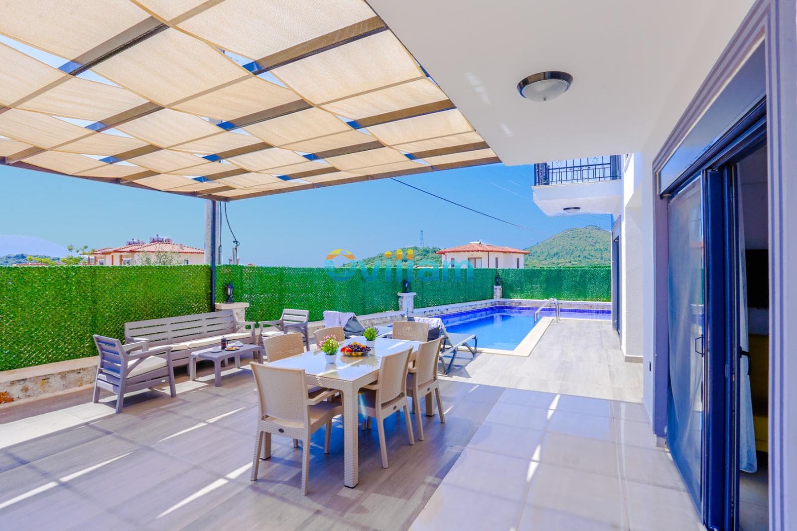 Kaş Çukurbağ Bölgesinde Lüks Özel Havuzlu 6 Kişilik Tatil Villası, Kalkan — 3. fotoğraf