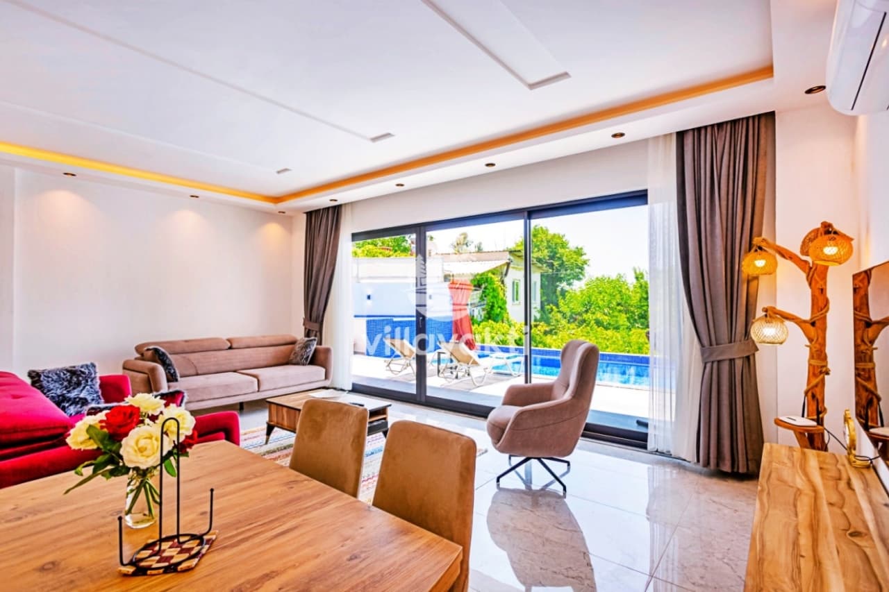 Villa Aplus - Kalkan Kiralık Villa, Muhafazakar Villa, Jakuzili Villa, Balayı Villası, Kalkan — 2. fotoğraf