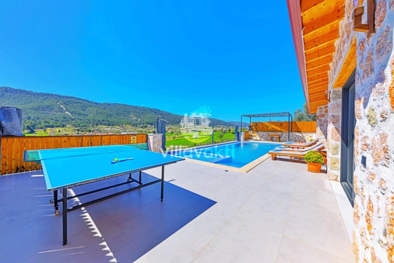 Villa Berceste - Kiralık Villa, Muhafazakar Villa, Jakuzili Villa, Balayı Villası, Tatil Villası, Kalkan — 3. fotoğraf