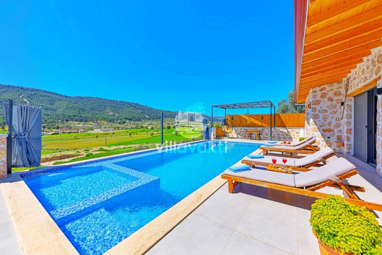 Villa Berceste - Kiralık Villa, Muhafazakar Villa, Jakuzili Villa, Balayı Villası, Tatil Villası, Kalkan — 4. fotoğraf