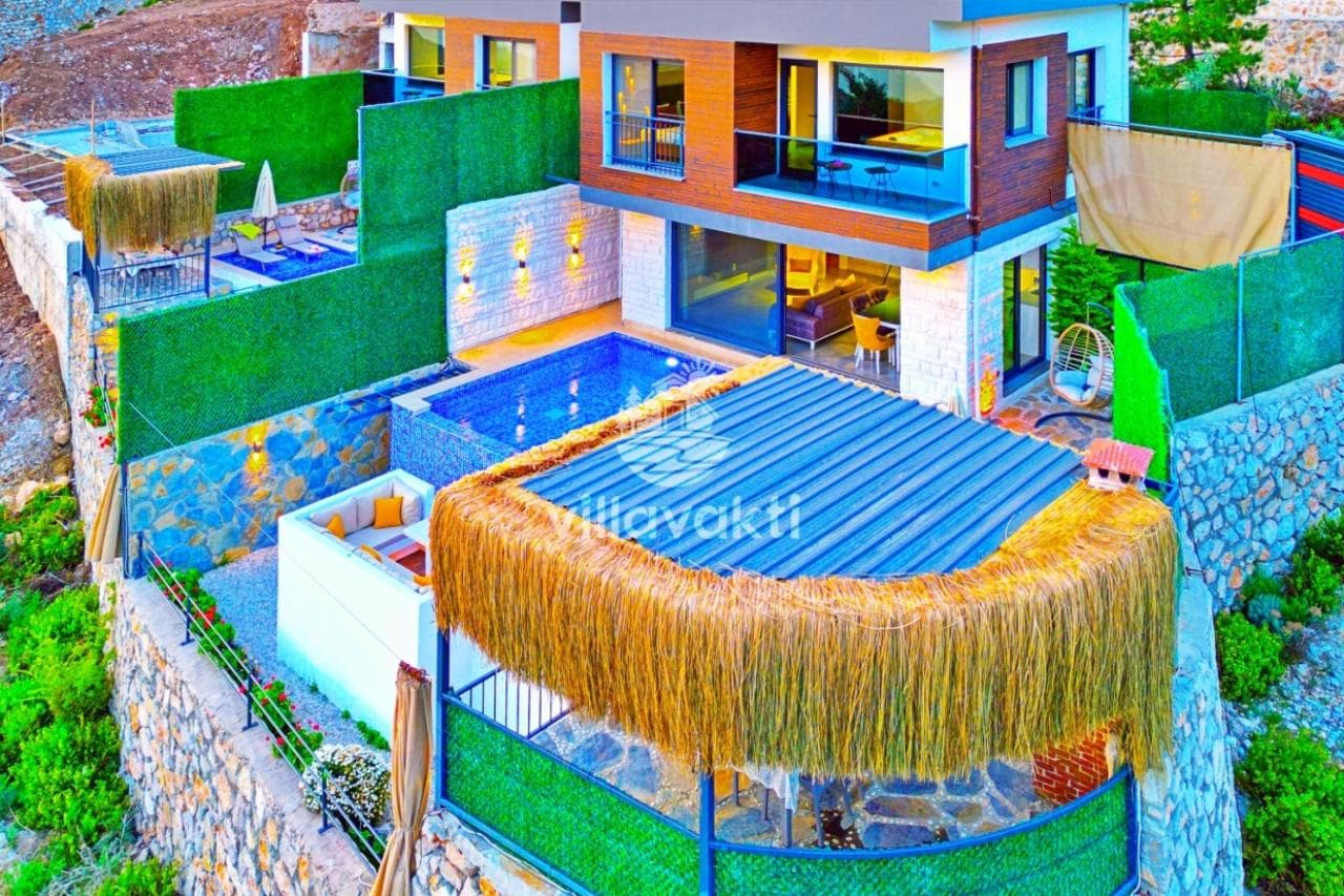 Villa Çağ - Fethiye Deniz Manzaralı Tatil Villası - Villa Vakti, Ölüdeniz — 4. fotoğraf