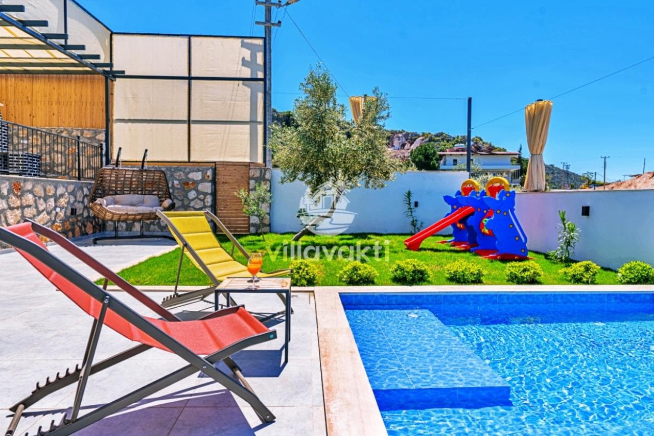 Villa Destina - Kalkan Kiralık Villa, Muhafazakar Villa, Jakuzili Villa, Balayı Villası, Kalkan — 5. fotoğraf