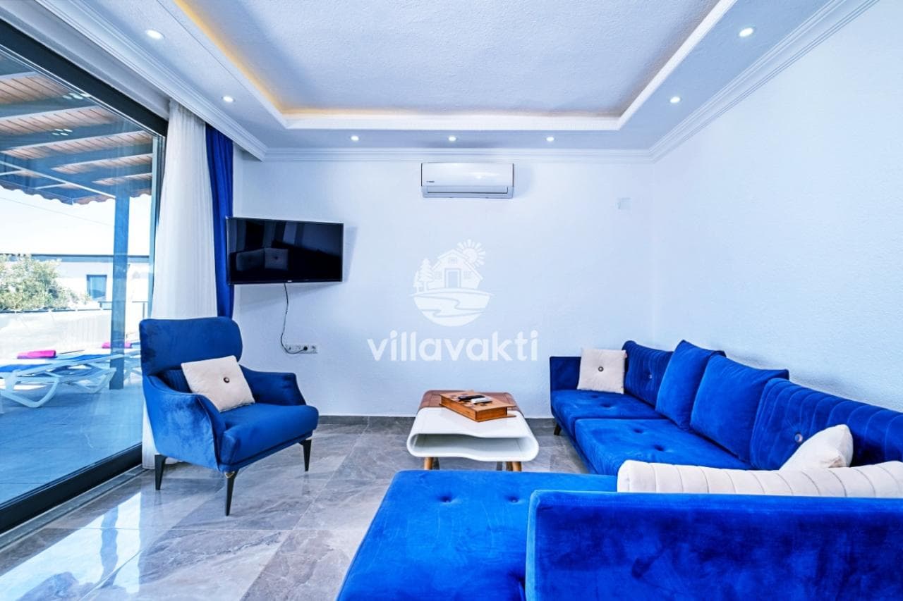 Villa Gülsüm - Kalkan’da Jakuzili Villa, muhafazakar villa, korunaklı villa, balayı villası, kiralık tatil villası, Kalkan — 3. fotoğraf