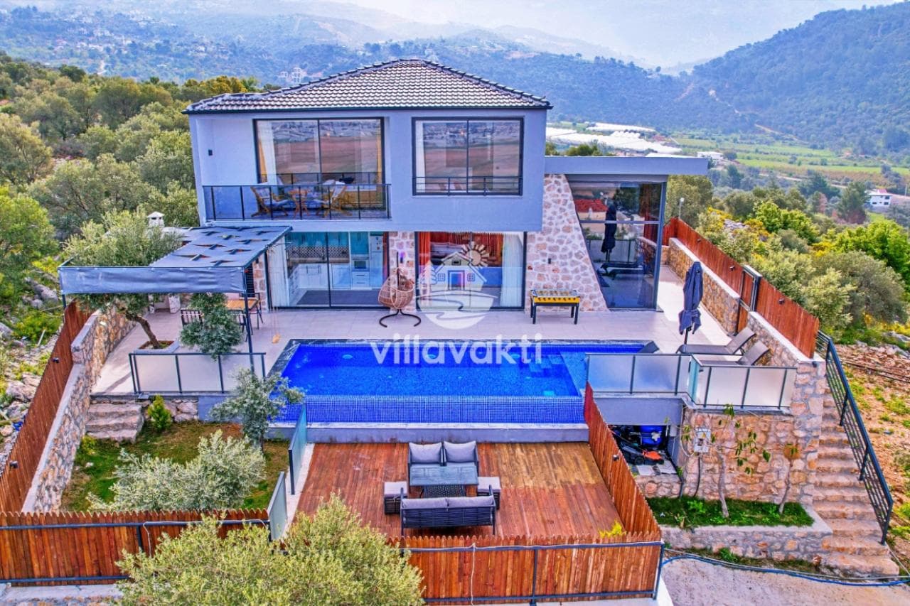 Villa Karaorman 2 - Kiralık Villa, Muhafazakar Villa, Jakuzili Villa, Balayı Villası, Kalkan — 2. fotoğraf