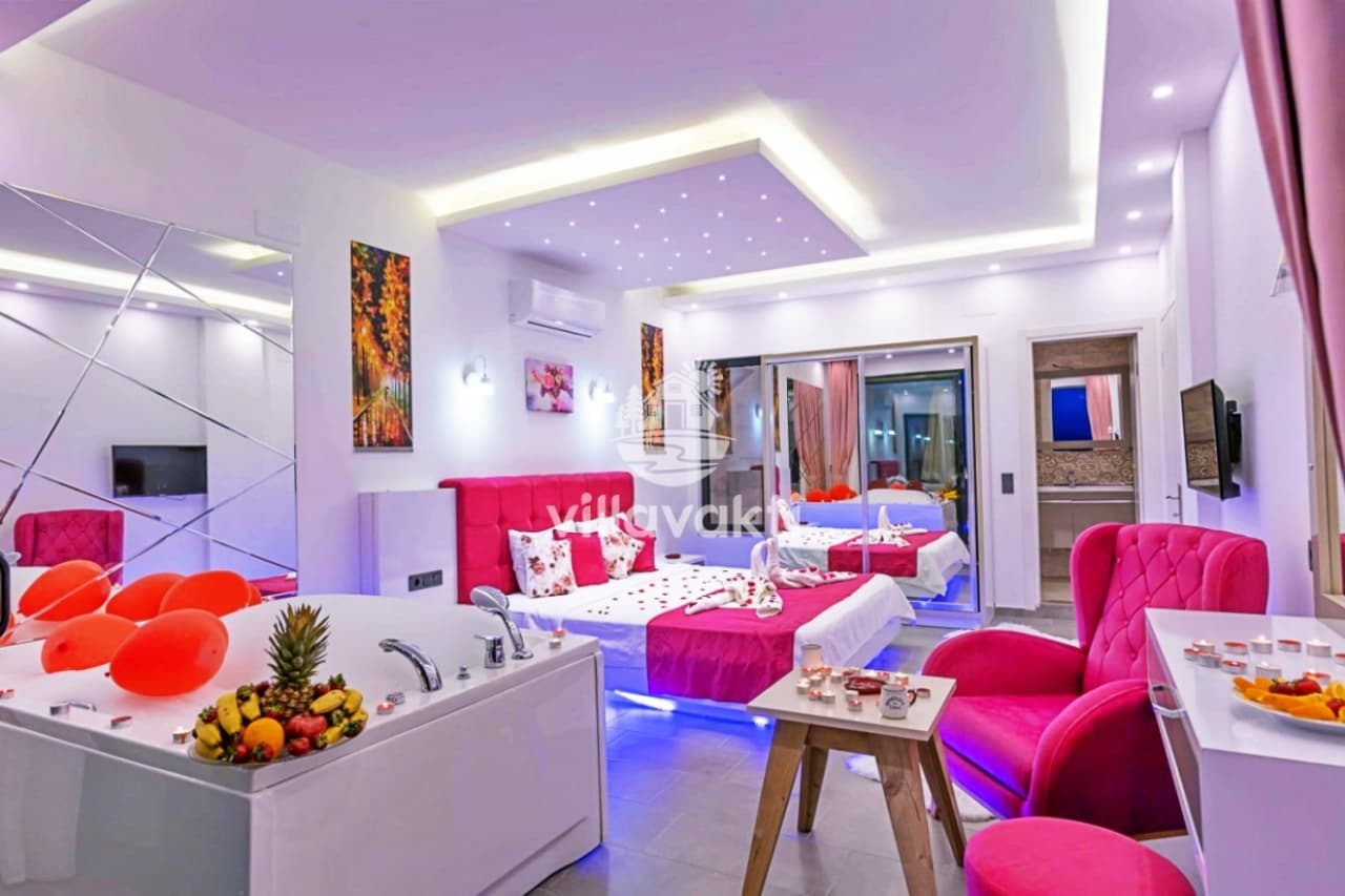 Villa Kübra Üzümlü - Deniz Manzaralı Villa, Muhafazakar Villa, Jakuzili Villa, Balayı Villası, Kalkan — 4. fotoğraf