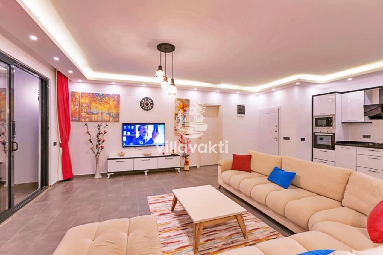 Villa Kübra Üzümlü - Deniz Manzaralı Villa, Muhafazakar Villa, Jakuzili Villa, Balayı Villası, Kalkan — 5. fotoğraf
