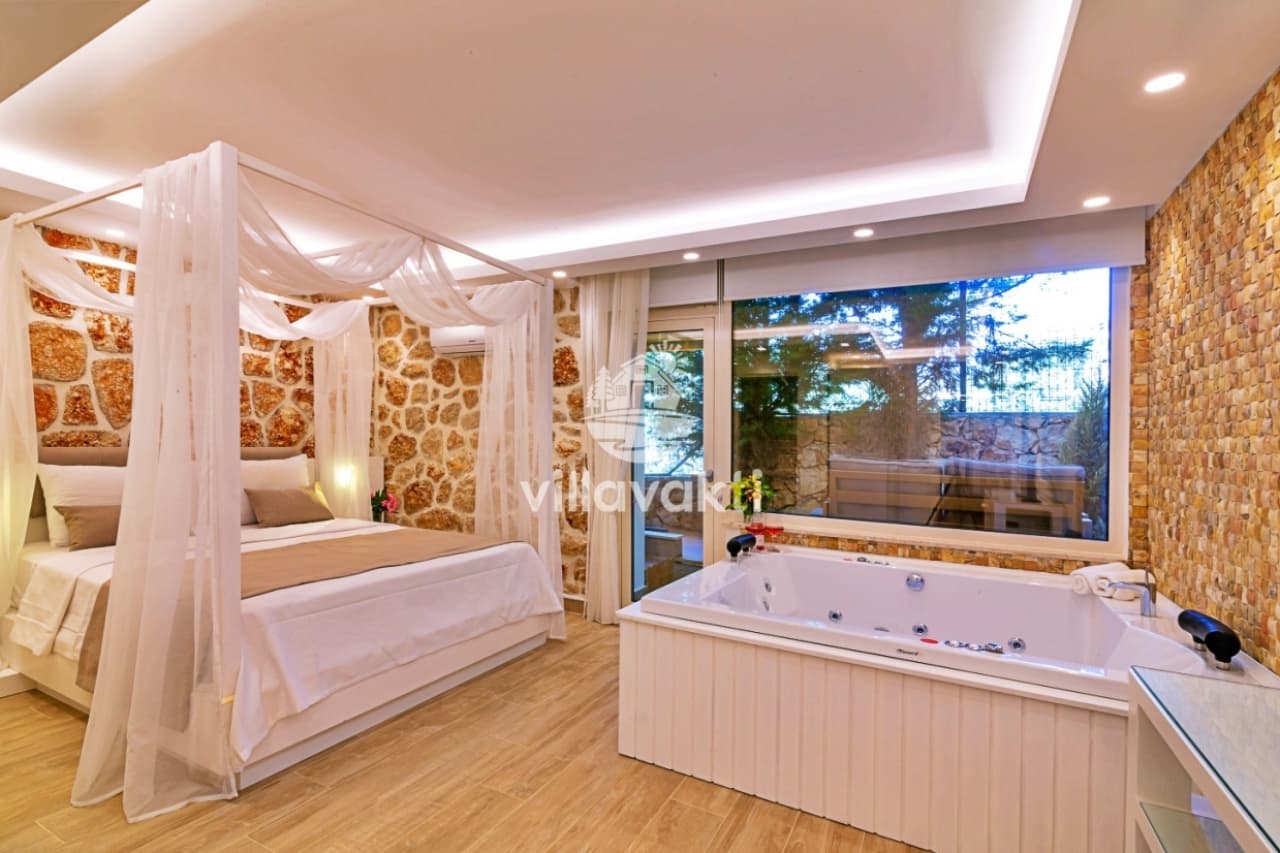 Villa La Mer Comfort - Kapalı Havuzlu Lüks Tatil Villası - Villa Vakti, Kalkan — 3. fotoğraf
