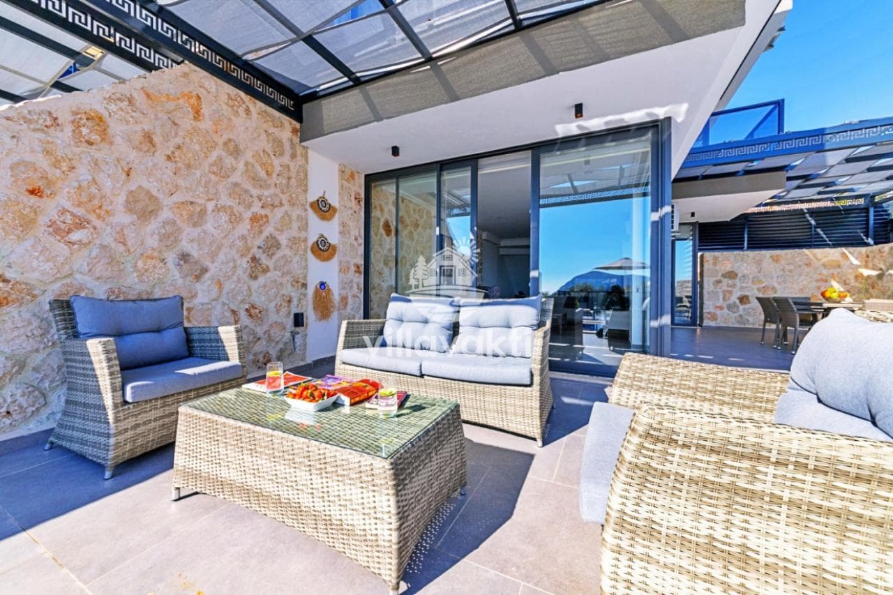 Villa Liya - Deniz Manzaralı Kiralık Tatil Villası - Villa Vakti, Kalkan — 4. fotoğraf