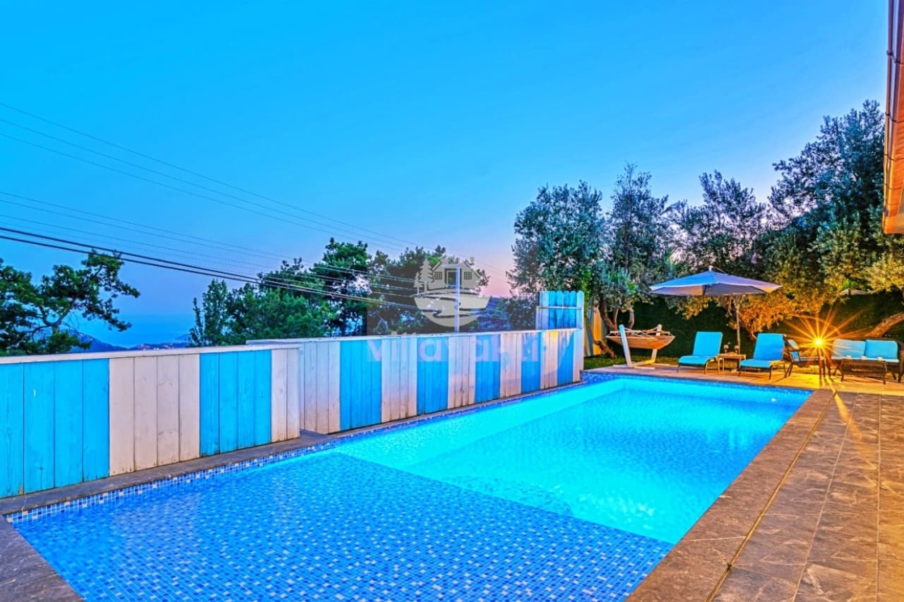 Villa Mavi - Korunaklı Jakuzili Balayı Villası, Kalkan — 3. fotoğraf