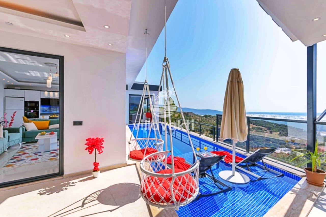 Villa Minel - Kalkan Kiralık Villa, Korunaklı Villa, Jakuzili Villa, Balayı Villası, Kalkan — 4. fotoğraf