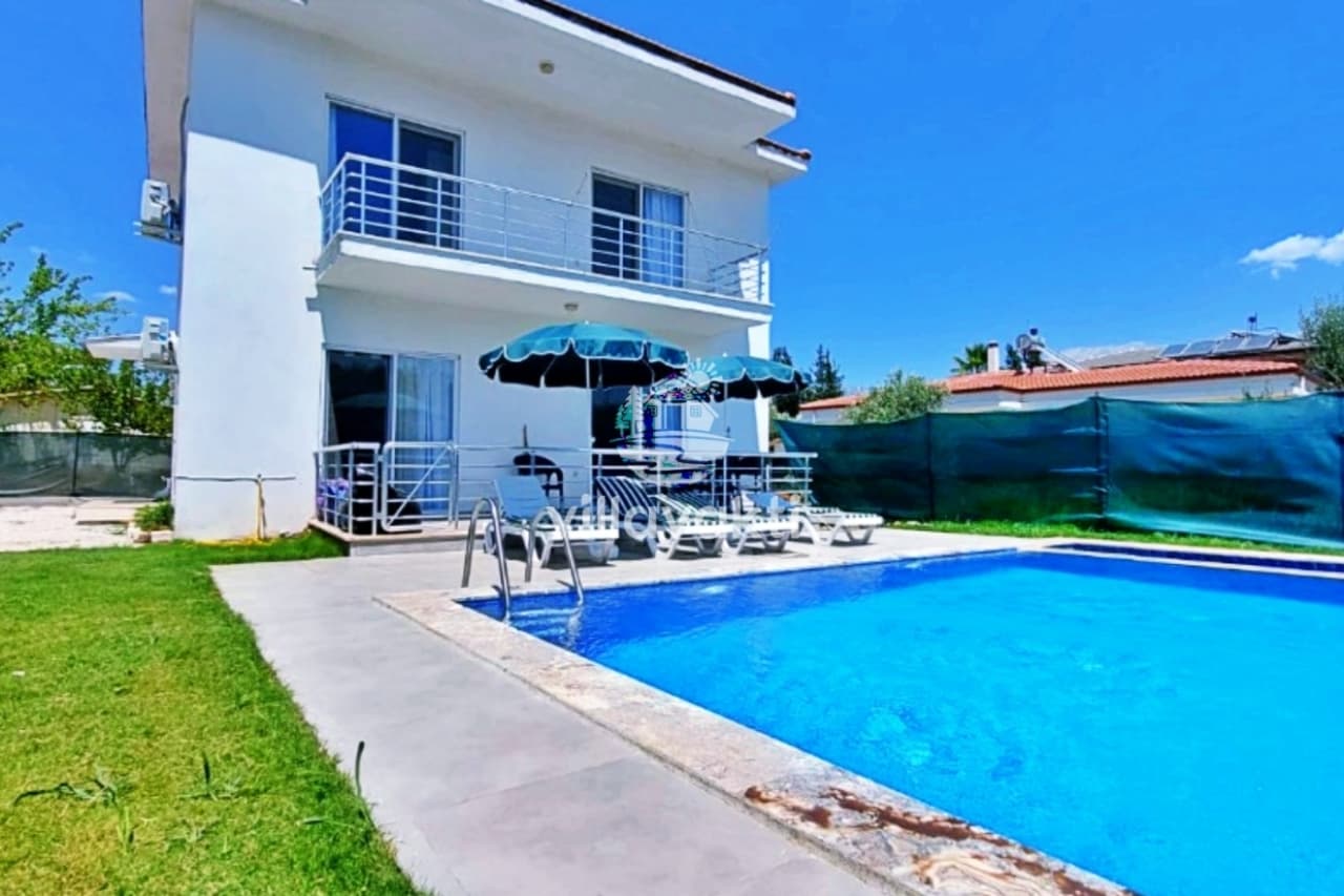 Villa Okaliptus 48 ile huzurlu ve konforlu bir tatil sizi bekliyor! Özel havuzlu, lüks donanımlı villamızda keyifli bir konaklama için hemen rezervasyon yapın., Seydikemer — 5. fotoğraf