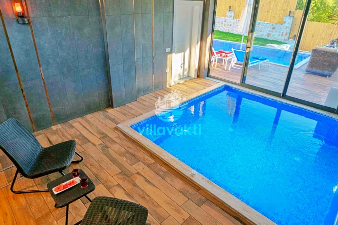 Villa Palas Kalkan - Kiralık Villa, Kapalı Havuz, Jakuzi, Korunaklı Villa, Kalkan — 2. fotoğraf