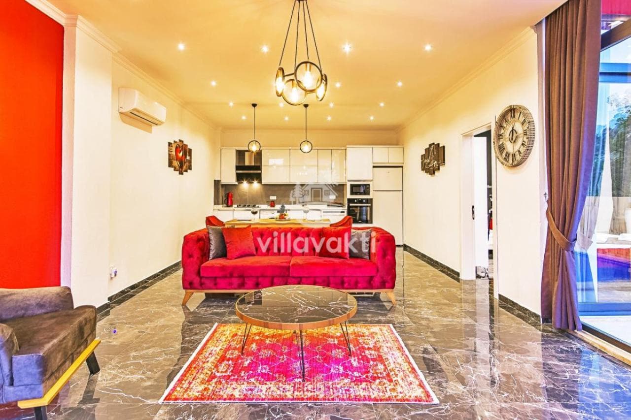 Villa Vizon; jakuzili otantik balayı tatil villasıdır., Kalkan — 5. fotoğraf
