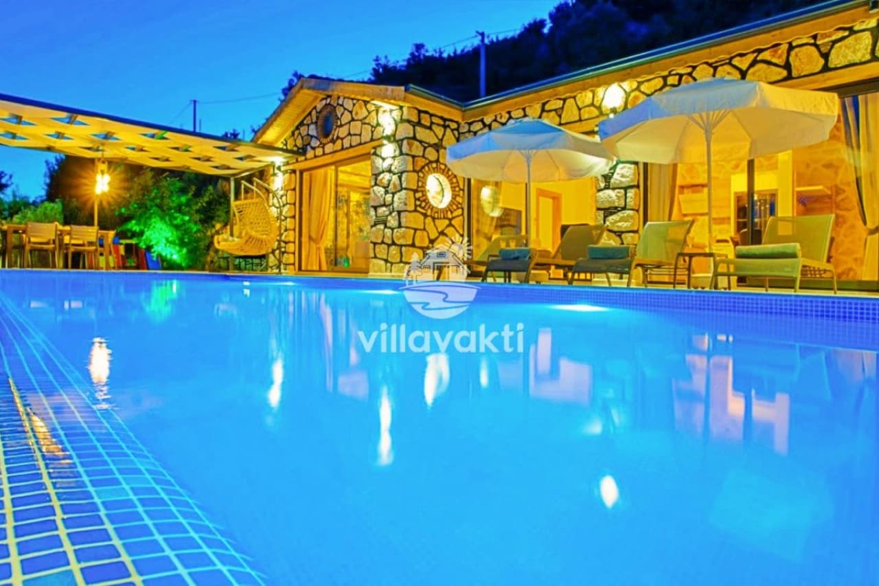 Villa Yaka - Kalkan’da Kapalı havuzlu Balayı Villası, Kalkan — 2. fotoğraf